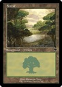 MTG Forest *Ретро-Рамка* FOIL