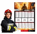 FIRE FIRE ПЛАКАТ КАЛЕНДАРЬ А3 50 ШТ OSP КАЛЕНДАРИ FIRE PSP MDP 2025