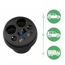 ЗАРЯДНИЙ ПРИСТРІЙ АВТОМОБІЛЬНА 2 В 1 Z ПОДВIЙНИМ РОЗЕТКОЮ USB,WYSWIETLACZEM CYFROWYM  фото 8
