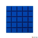 Акустическая панель, звукоизоляция ПЕН, синий выпуклый куб, 16 шт, 4м2