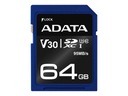 ADATA ASDX64GUI3V30S-R ADATA Premier Pro SDXC UHS-I U3 64 ГБ, видео Full HD