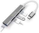 USB-C HUB 4x USB 3.0 АДАПТЕР РАЗДЕЛИТЕЛЬ РЕПЛИКАТОР ПОРТОВ Zenwire SLIM