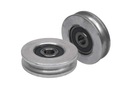КОЛЕСО РОЛИКОВЫЙ ВЕРЕВОК СТАЛЬНОЙ ТРОС 6 мм диаметром 50 мм