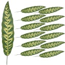 12x SZTUCZNE LIŚCIE GAŁĄZKA 57cm LIŚCIE DO BUKIETÓW WIĄZANEK STROIKÓW