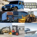 2ШТ 72W АВТО ФАРА РОБОЧА 24 LED (СВІТЛОДІОД) РЕШІТКИ СВІТЛА ROBOCZYCH 12V-24V  (18878734876) фото min 15
