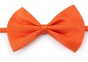 Мужской и женский оранжевый галстук-бабочка