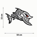 НАКЛЕЙКА РЫБА ДЛЯ ЛОДКИ ЛОДКА АВТОМОБИЛЬ 50 см + БЕСПЛАТНО