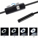 КАМЕРА ENDOSKOPOWA ENDOSKOP INSPEKCYJNA GIETKA LED (СВІТЛОДІОД) USB 2M 5,5MM ВОДОВІДШТОВХУЮЧА  (17825504252) фото min 12