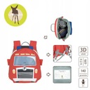 Красный рюкзак для дошкольников Lassig Mini Tiny Drivers Firetruck
