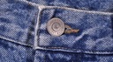 HIS spodnie HIGH WAIST jeans BASIC JEANS _ W30 L29 Stan (wysokość w pasie) wysoki