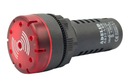 Kontrolka LED Buzzer AS22-LSB 12VDC AC 22mm ADELID