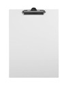 Белый блокнот формата А4 с зажимом
