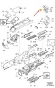 VOLVO XC90 GLOVE COMPARTMENT TUNNELS CENTRAL  photo 8