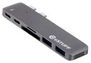USB-C Hub eSTUFF 40Gb, разветвитель 5K, MacBook PRO