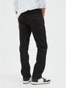 George džínsy pánske nohavice rovné čierne džínsy 32/30 Model Straight with Stretch