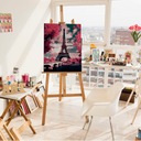 Картина по номерам Артнапи Романтик Эйфелева башня 40х50 см в раме