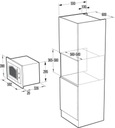 Vstavaná mikrovlnná rúra Gorenje BM235CLB Kód výrobcu BM235CLB