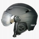 ШЛЕМ WOOSH MAT BLACK СО СТЕКЛОМ XL (61-62 СМ)+SKI VELCRO