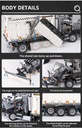 MOLD KING TECHNIC POWER Snežný pluh MACK Granite Truck Počet prvkov 1694 ks