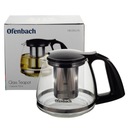 СТЕКЛЯННЫЙ ЧАЙНИК ТРАВЫ КУВШИН OFENBACH