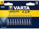 БАТАРЕЯ VARTA LONGLIFE LR03/AAA 10ШТ.