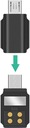 Ručný stabilizátor DJI Osmo Mobile 6 čierny Šírka produktu 11 cm