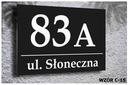 Табличка АДРЕСНАЯ ДОСКА АЛЮМИНИЕВАЯ НОМЕР ДОМА 20х30.