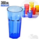 СТЕКЛО ПОЛИКАРБОНАТНОЕ, небьющееся, СИНИЙ, 360 мл