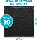 - 10 x malý na tvár 30x30 cm, čierny - na ruky Hmotnosť (s balením) 0.12 kg