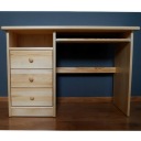 ДЕРЕВЯННЫЙ СТОЛ, МАССИВ СОСНЫ, РАЗНЫЕ ЦВЕТА