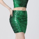 Módne dámske sukne Bling elastická zelená Pohlavie Výrobok pre ženy