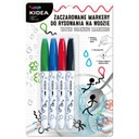 KIDEA Зачарованные маркеры для рисования на воде, 4 цвета, волшебные маркеры