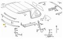 НОВИЙ MERCEDES-BENZ SL R107 ПЕРІД FOLDING ТОП SEAL A1077790022 ОРИГІНАЛ  фото 10