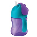 Philips Avent Бутылочка с трубочкой 9м+ фиолетовая