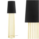 ТОРШЕР ЧЕРНЫЙ ЗОЛОТОЙ АБАКУР ДЛЯ ГОСТИНОЙ БОЛЬШАЯ СВЕТОДИОДНАЯ ЛАМПА 164 СМ