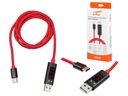 WZMACNIANY KABEL LTC USB TYPU C, 1 M, Z MIERNIKIEM EAN (GTIN) 5902270761443