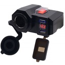 Гнездо прикуривателя FreedConn MC1V для мотоцикла, 2xUSB