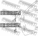 FEBEST 0199-HDASU40FRL FEBE CHARNELA DE TAPA 