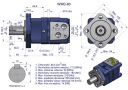 ДВИГУН ГИДРАВЛІЧНИЙ ORBITALNY WMS 80 CM3/OBR 175 BAR MAX. 225 BAR) WARYNSKI  (17877221410) фото min 6