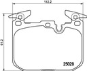 ZAPATAS DE FRENADO PARTE DELANTERA FRONT BREMBO BMW/BMW (BRILLIANCE) 