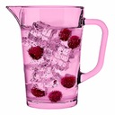 СТЕКЛЯННЫЙ КУВШИН ДЛЯ ВОДЫ НАПИТКОВ 1230 мл Розовый ТОЛСТОЕ ПОЛЯРНОЕ СТЕКЛО