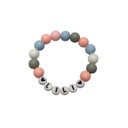 БРАСЛЕТ СИЛИКОНОВЫЕ БУСИНЫ ДЛЯ РЕБЕНКА