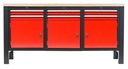 Stół warsztatowy, narzędziowy roboczy, 170 cm, blat sklejka 4 cm, metalowy