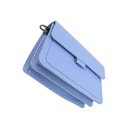 Dámska kabelka Poštárka Jocelyn modrá Dominujúci vzor bez vzoru