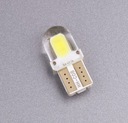 2X ЛАМПОЧКА СВЕТОДИОД LED W5W COB 2 ДИОДИ 4-CHIP T10 СИЛИКОН фото 5