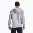 Pánska mikina Under Armour Rival Hoodie mod gray light heather/black M Vlastnosti priedušné