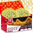 РОЖДЕСТВЕНСКИЕ ОГНИ ICILES 300 LED 14.5M НАРУЖНЫЕ РОЖДЕСТВЕНСКИЕ ОГНИ + ВСПЫШКА