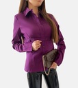 Fialová dámska košeľa elegantná módna 8020 20632 veľkosť M Rukáv dlhý rukáv