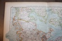 MAPA EUROPA NIEMCY POMORZE SCHLESWIG HOLSTEIN 1922 Szerokość produktu 57 cm