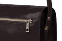 Dámska kožená kabelka Vera Pelle Salwa Choco Výška 19 cm